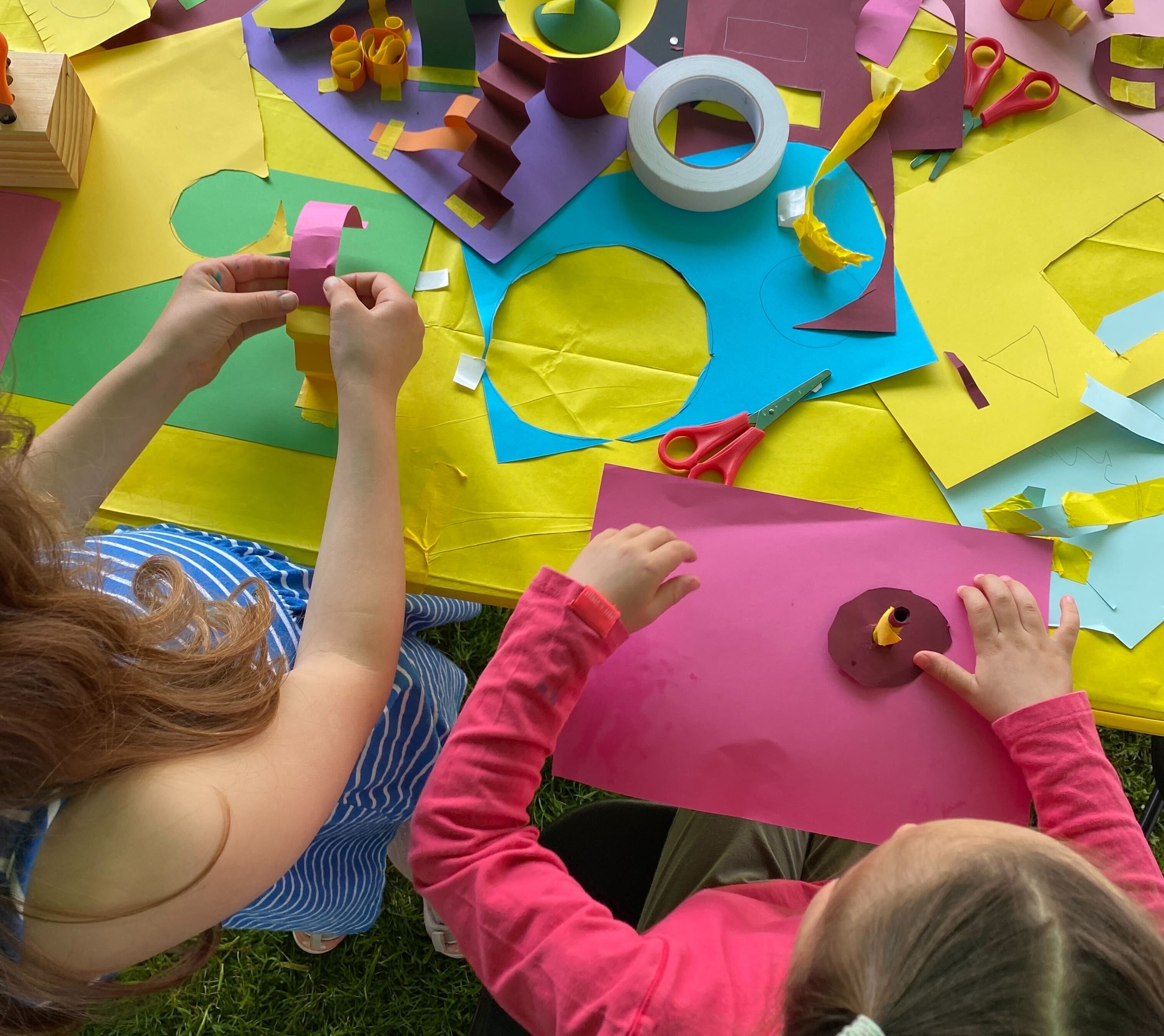 children crafting