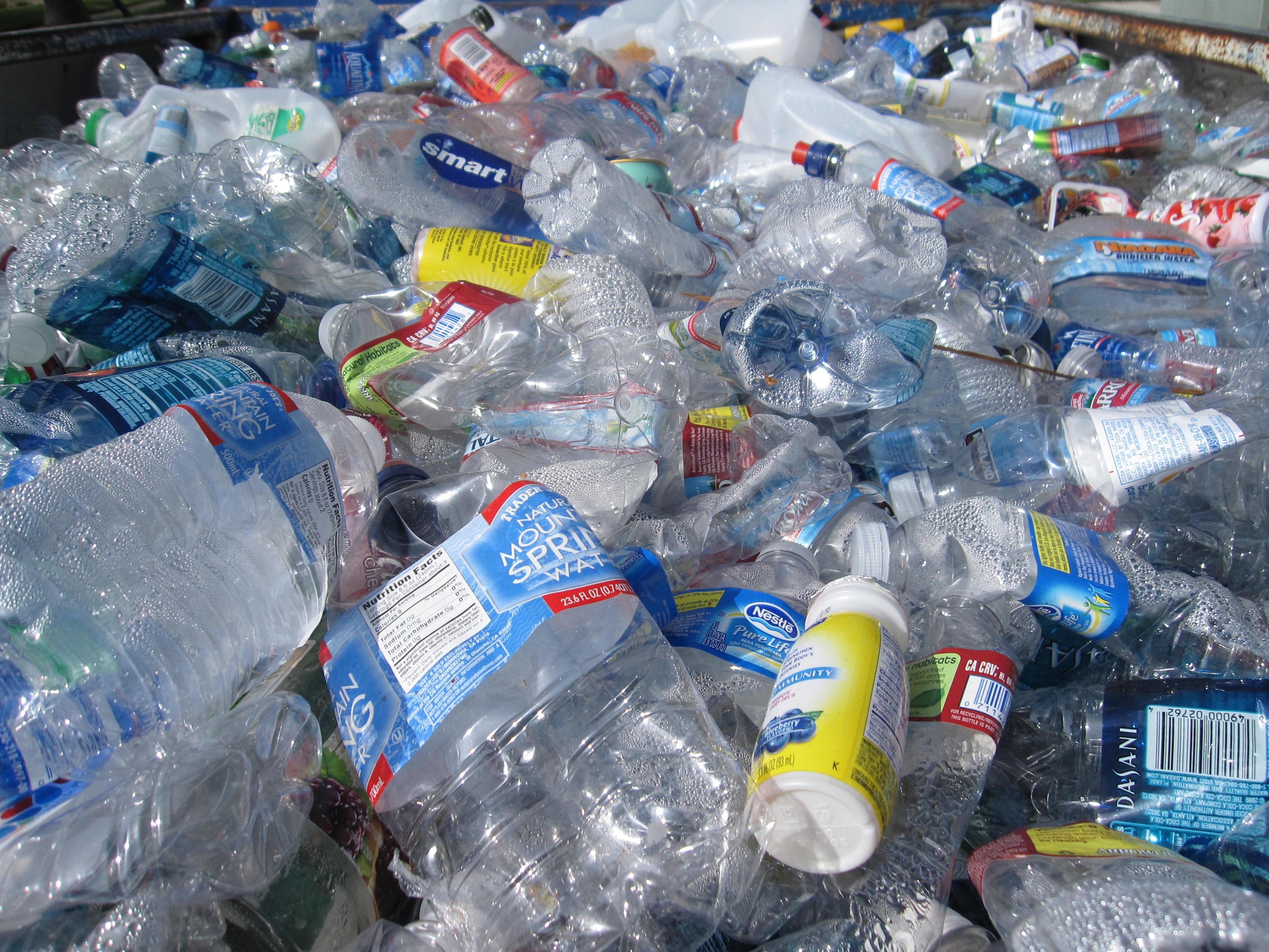 plastic bottles